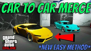 GTA 5 CAR TO CAR MERGE GLITCH! NEW EASY METHOD!
