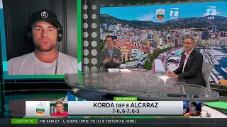 Tennis Channel Live: Korda Defeats Alcaraz in Monte Carlo