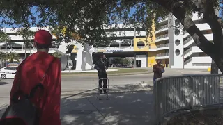 Alin Lolos - Port of Florida, Open Air Street Preaching