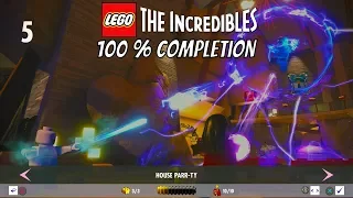 LEGO The Incredibles 100% Completion Chapter 5: House Parr-ty (Hypershock and Screech Unlocked)