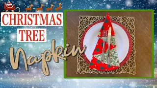 Christmas Tree Napkin Pattern | The Sewing Room Channel