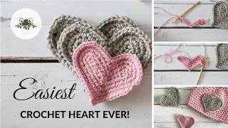 How to Crochet a Heart The Easy Way