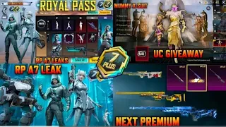 Royal pass A7 1 to 100rp mummy x-suit  pubg mobile BGMI