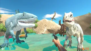 Finding King Shark and Indominus rex - Animal Revolt Battle Simulator