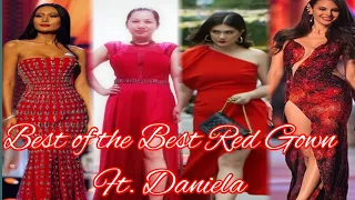 Compilation Of Red Gown Ft. Daniela Mondragon & Romina