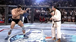 Agresión despiadada de la vieja escuela... Dan Severn - La Noche Oscura de la Bestia en MMA