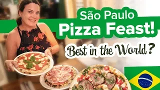 SÃO PAULO Pizza. Is Pizza in Brazil better than Italy? 🤔Eating the Best Pizza in the City.