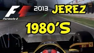 F1 2013 - Jerez Gameplay - 1980's FW12 Williams