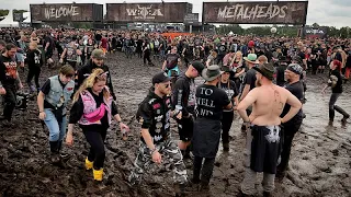 No Festival de Wacken até o terreno este ano parece "Heavy Metal"
