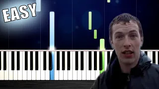 Coldplay - Yellow - EASY Piano Tutorial by PlutaX