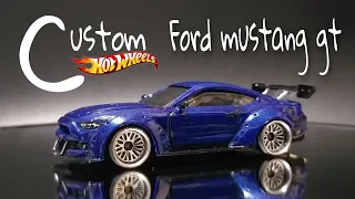 CUSTOM HOT WHEELS FORD MUSTANG GT