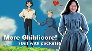I sewed a Sophie Cosplay (but made it a house dress with pockets) || Cottagecore Dressmaking