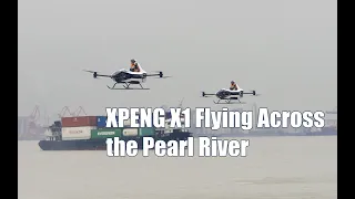 XPENG X1 FLYING ACROSS THE RIVER