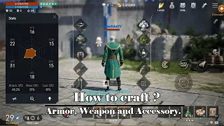 LINEAGE 2M | How to Craft Armor, Weapon and Accessory?(Plus hunting spots and Equipment enhancing)