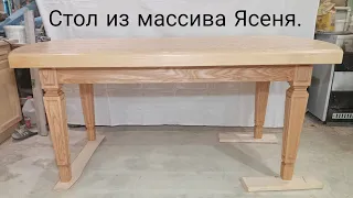 Стол из массива Ясеня.The table is made of solid Ash.