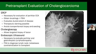 ICRN Webinar: "Innovative surgical approaches to cholangiocarcinoma – transplant and beyond”