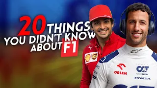 20 Things You DIDN'T KNOW About F1!