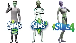 ♦ Sims 2 vs Sims 3 vs Sims 4: Aliens