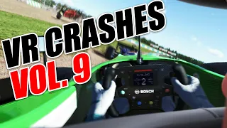 ULTRA REALISTIC FORMULA CRASHES VOL.9  | VR HELMET CAM | iRacing