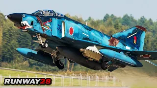 LEGENDARY JASDF SAMURAI PHANTOMS - fantastic CLOSE UP view at Hyakuri