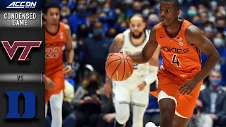 Virginia Tech vs. Duke Condensed Game | 2021-22 ACC Men’s Basketball