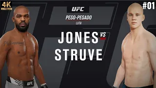JONES vs STRUVE - UFC 4 HEAVYWEIGHT TOURNAMENT (PLAY-OFFS) #01