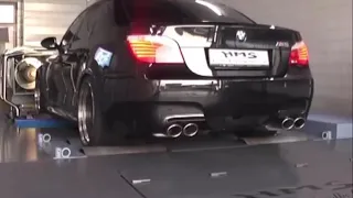 Bmw M5 V10 dyno and amazing exhaust melody😍🔥