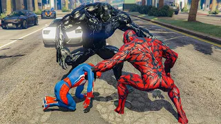 Spider-Man vs Venom and Carnage - GTA 5 Spider-Man mod - CocoBibu