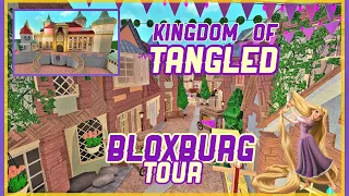 The Kingdom Of Tangled (Recreated in Bloxburg) castle & village (Rapunzel)