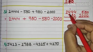 Class -3  Addition and Subtraction simplification sums (Exercise 4.5)
