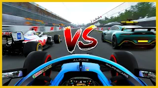 F1 Cars Vs SAFETY CAR ON F1 GAME! | 2022 CANADIAN Grand Prix on F1 2021!