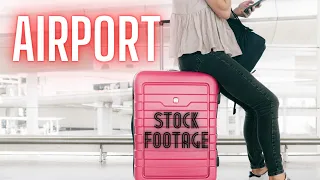 Airport Stock Footage | No Copyright Airport | Royalty Free