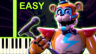 Five Nights at Freddy's: Security Breach Theme - EASY Piano Tutorial