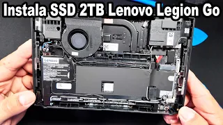 Lenovo Legion Go How to UPGRADE 2TB SSD Step by Step