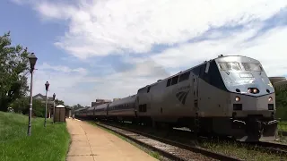 Amtrak 51 With Two PVs At Alexandria,VA On 8/7/22