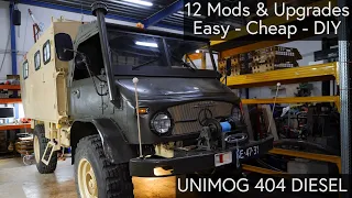 12 Small Modifications to Improve the Unimog 404!