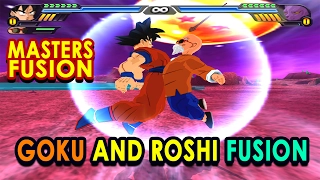 Goku and Master Roshi Fusion | Roku The Turtle God Master | DBZ Tenkaichi 3 (MOD)