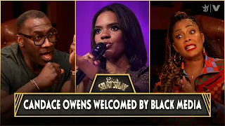 Candace Owens Welcomed By Black Media Platforms - Shannon Sharpe & Amanda Seales Discuss