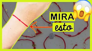 Qué significa la PULSERA ROJA 📿 en la MANO DERECHA 💪😱