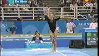 Svetlana Khorkina FX AA Juegos Olímpicos de Atenas 2004