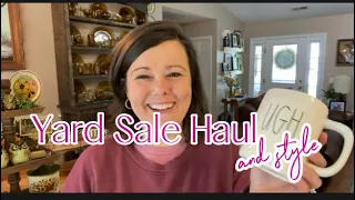 Yard Sale Haul and Style With Me