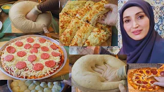 The most successful method for pizza dough أنجح طريقة لعجينة البيتزا
