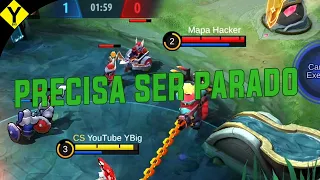 CAÍ CONTRA O Mapa Hacker DE FRANCO 😱😱 | Mobile Legends: Bang Bang