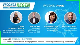 FFCON23:  AI's Impact on Real Estate, Mortgages and Renters: Enhancing Sustainability and Purpose