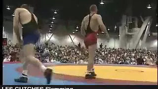 Cael Sanderson getting thrown by in Freestyle Wrestling