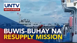 PH ships, pinalibutan ng China ships batay sa kuha ng UNTV News team na kasama sa Ayungin mission