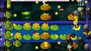 Plants vs  Zombies:  Level 4-10 & Yeti Zombie kill