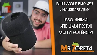 Que som INCRÍVEL! BlitzWolf AS3 - Som 360 com 70W-RMS e 20 Horas de Bateria! Análise