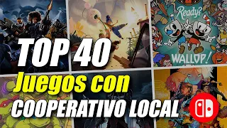 🚨 ¡LOS 40 Mejores JUEGOS CON COOPERATIVO LOCAL EN SWITCH!  TOP Cooperativo en Nintendo Switch