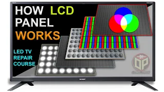 LCD TV Repair Course, How Liquid Crystal Display Works | Internal Structure of LCD Screen